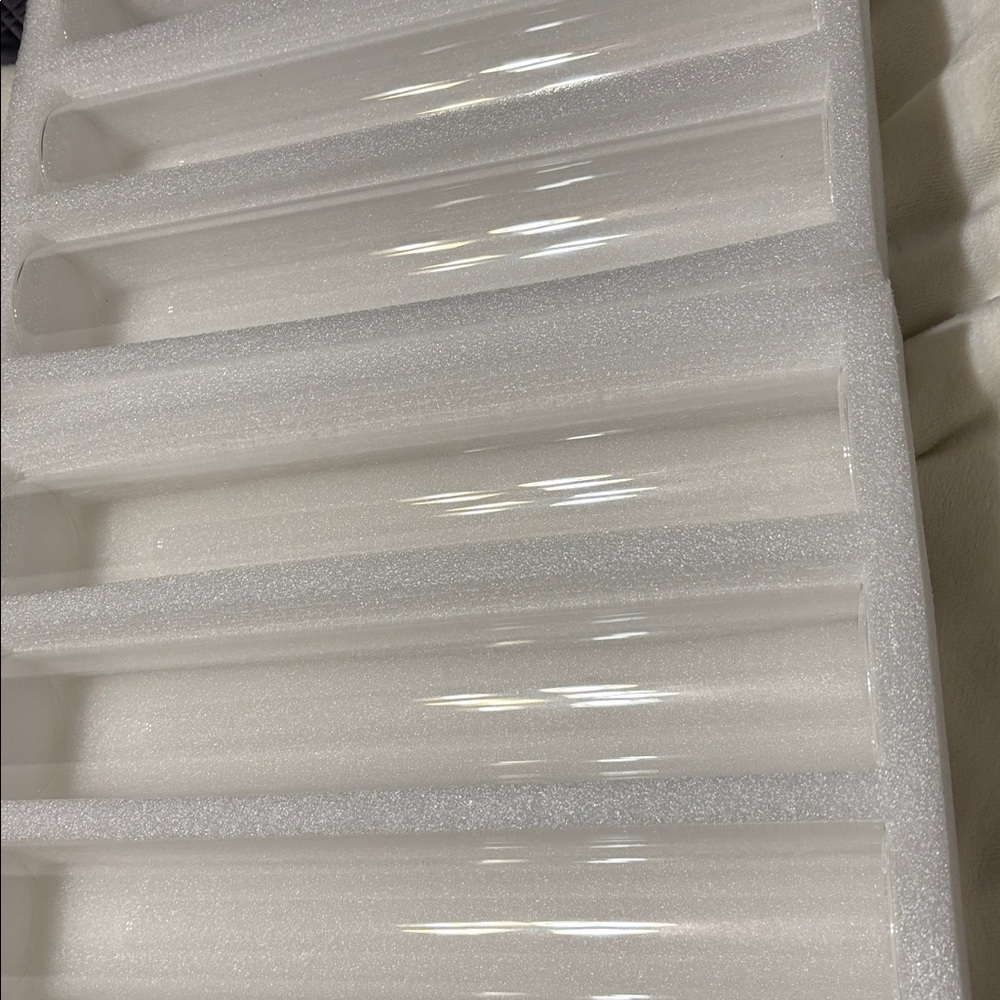 Six piece 2.5" wide and 14" tall hurricane lamp to top pillar taper candle